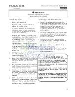 Preview for 35 page of Fulgor Milano F1SP30*2 series Use & Care Manual