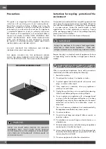 Preview for 4 page of Fulgor Milano F4DWD24S1 Instructions For Installation And Use Manual