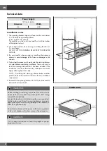 Preview for 10 page of Fulgor Milano F4DWD24S1 Instructions For Installation And Use Manual