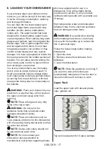 Preview for 20 page of Fulgor Milano F4DWS18FI1 User Manual