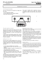 Preview for 10 page of Fulgor Milano F4SP30 1 Use & Care Manual