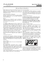 Preview for 10 page of Fulgor Milano F6DP30 1 Series Use & Care Manual