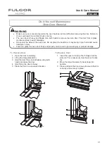 Preview for 31 page of Fulgor Milano F6DP30 1 Series Use & Care Manual