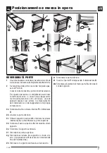 Preview for 7 page of Fulgor Milano FBC 343 T NF ED Instructions For Installation And Use Manual