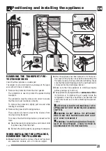 Preview for 20 page of Fulgor Milano FBC 343 T NF ED Instructions For Installation And Use Manual