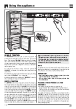 Preview for 25 page of Fulgor Milano FBC 343 T NF ED Instructions For Installation And Use Manual