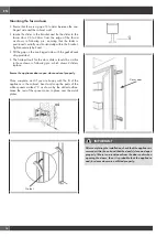 Preview for 34 page of Fulgor Milano FBCD 355 TNF EDBL Instructions For Installation And Use Manual