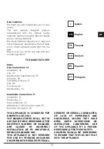 Preview for 33 page of Fulgor Milano FCH 905 ID TS G DWK Instructions For Installation And Use Manual