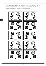 Preview for 72 page of Fulgor Milano FCH 905 ID TS G DWK Instructions For Installation And Use Manual