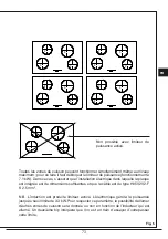 Preview for 73 page of Fulgor Milano FCH 905 ID TS G DWK Instructions For Installation And Use Manual