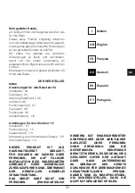 Preview for 93 page of Fulgor Milano FCH 905 ID TS G DWK Instructions For Installation And Use Manual