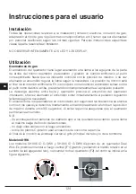 Preview for 124 page of Fulgor Milano FCH 905 ID TS G DWK Instructions For Installation And Use Manual