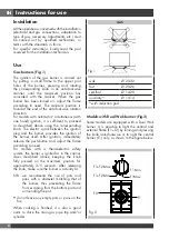 Preview for 18 page of Fulgor Milano FCLH 604 G T WK BK Installation - Use - Maintenance