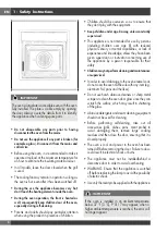 Preview for 40 page of Fulgor Milano FCO 6114 P TM Instructions For Installation And Use Manual