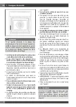 Preview for 76 page of Fulgor Milano FCO 6114 P TM Instructions For Installation And Use Manual