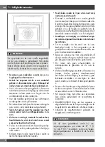 Preview for 184 page of Fulgor Milano FCO 6114 P TM Instructions For Installation And Use Manual