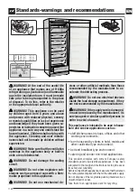 Preview for 16 page of Fulgor Milano FF 352 NF ED X L Instructions For Installation And Use Manual