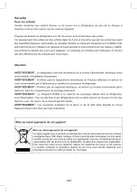 Preview for 58 page of Fulgor Milano FM36CDFDS1 Instructions For Installation And Use Manual