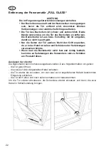 Предварительный просмотр 128 страницы Fulgor Milano FQO 6010 P MT Instructions For Installation And Use Manual