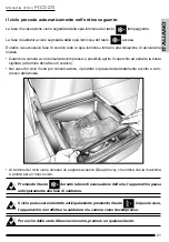 Предварительный просмотр 21 страницы Fulgor Milano FVCD 270 Operating And Service Manual