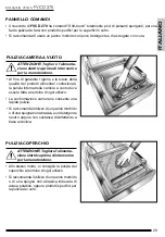 Предварительный просмотр 29 страницы Fulgor Milano FVCD 270 Operating And Service Manual