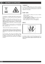 Предварительный просмотр 28 страницы Fulgor Milano FWC 8746 U TC X Manual