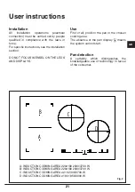 Предварительный просмотр 21 страницы Fulgor Milano LIFELINE FSH 804 ID TS User Instructions