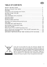 Preview for 3 page of Fulgor Milano LIFELINE LO 6115 Instructions For Installation And Use Manual