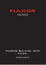 Preview for 1 page of Fulgor Milano OVP6-10 Manual