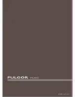 Preview for 122 page of Fulgor Milano SOFIA Instruction Manual