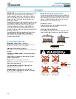 Preview for 10 page of FULGOR 36" COGB Use & Care Manual