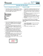 Preview for 13 page of FULGOR DOVB 300 series Use & Care Manual