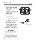 Preview for 20 page of FULGOR F1SM24S1 Use & Care Manual