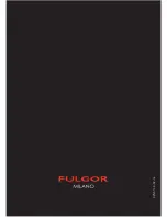 Preview for 68 page of FULGOR F1SM24S1 Use & Care Manual