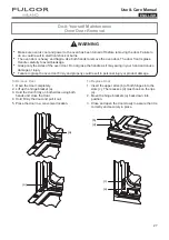 Preview for 27 page of FULGOR F4SP30 1 Series Use & Care Manual