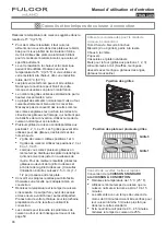 Preview for 46 page of FULGOR F4SP30 1 Series Use & Care Manual