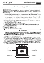 Preview for 53 page of FULGOR F4SP30 1 Series Use & Care Manual