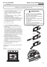 Preview for 89 page of FULGOR F4SP30 1 Series Use & Care Manual