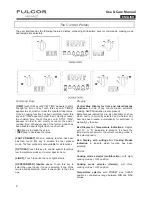 Preview for 8 page of FULGOR F6DP30*1 series Use & Care Manual