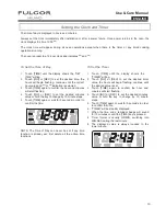 Preview for 13 page of FULGOR F6DP30*1 series Use & Care Manual