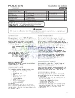 Preview for 3 page of FULGOR MILANO F1SM24*1 Installation Instructions Manual