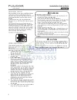 Preview for 6 page of FULGOR MILANO F1SM24*1 Installation Instructions Manual