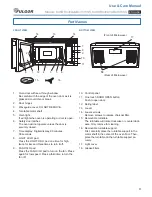 Предварительный просмотр 9 страницы FULGOR MWOR330A2ABL Use & Care Manual