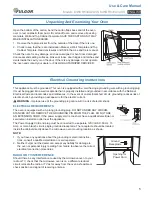 Preview for 5 page of FULGOR MWOR530A2ASS Use And Care Manual