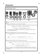 Предварительный просмотр 11 страницы FULGOR WMT7010 Instruction Manual