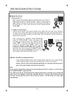 Предварительный просмотр 13 страницы FULGOR WMT7010 Instruction Manual