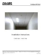 Предварительный просмотр 1 страницы Fulham FHEZ10A24 Installation Instructions Manual