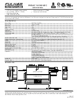 Preview for 1 page of Fulham FHSAC1-UNV-40C Specifications