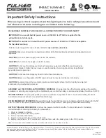 Preview for 7 page of Fulham FHSAC1-UNV-40C Specifications