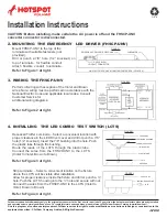 Предварительный просмотр 3 страницы Fulham Hotspot FHSCP-UNV Series Installation And Operation Instructions Manual